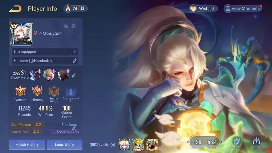 Arena of Valor account