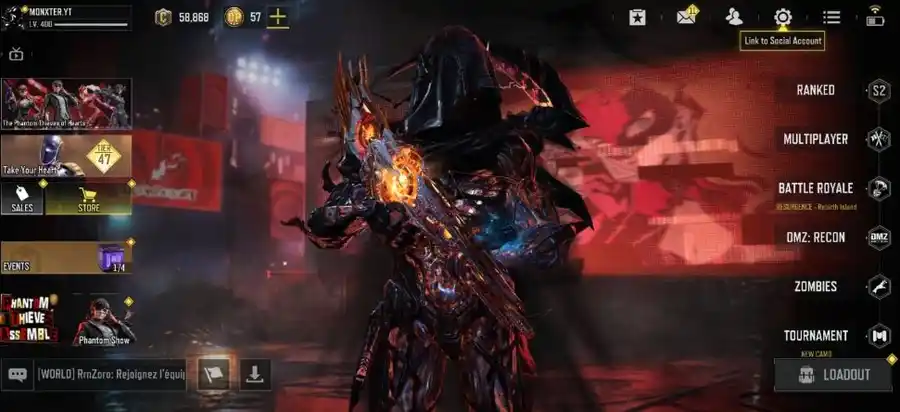 Call of Duty Mobile account