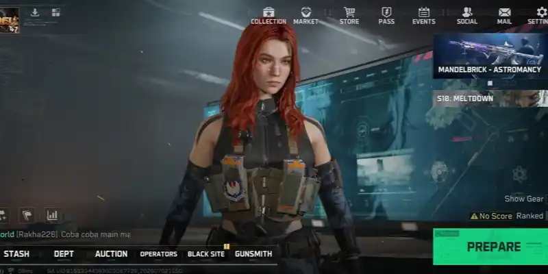 Delta Force account
