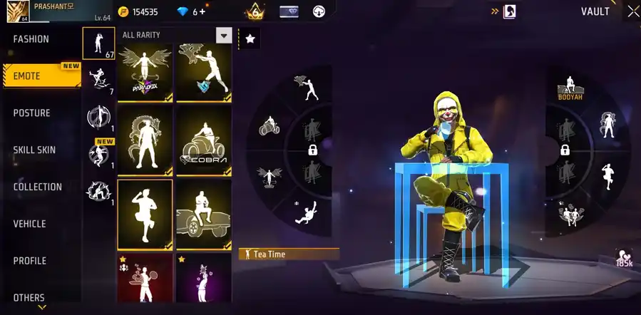 Free Fire account