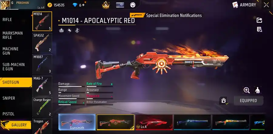 Free Fire account