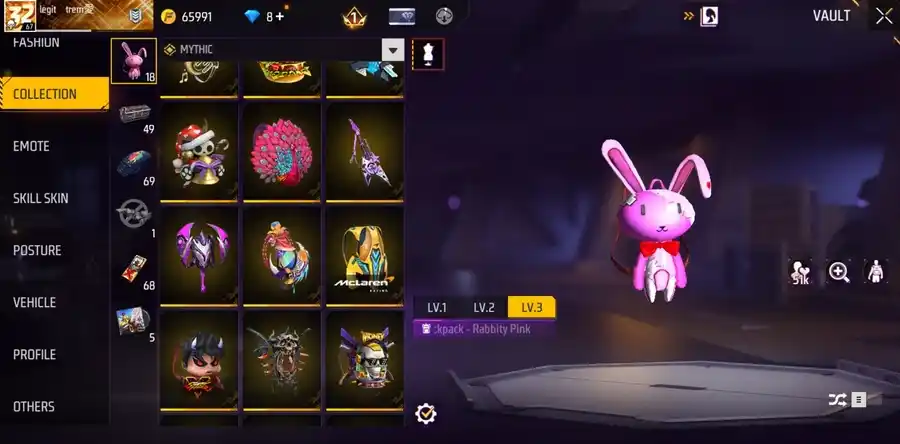 Free Fire account