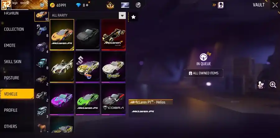Free Fire account