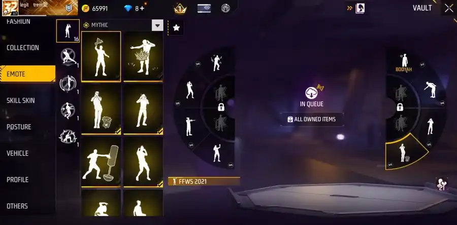 Free Fire account