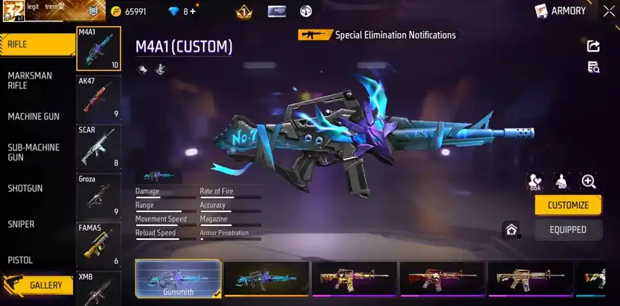Free Fire account