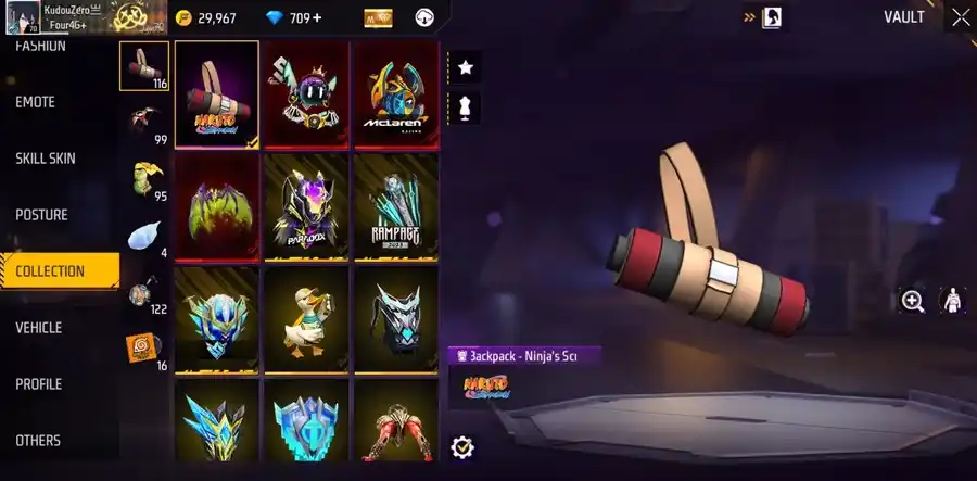 Free Fire account
