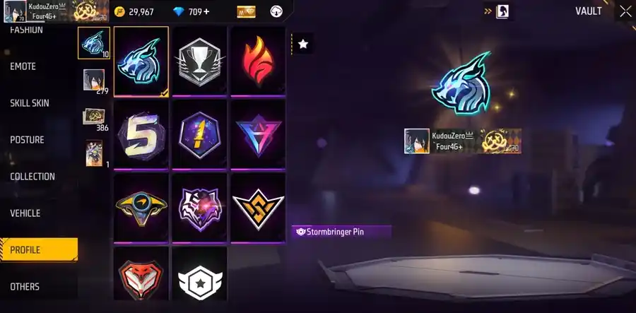 Free Fire account